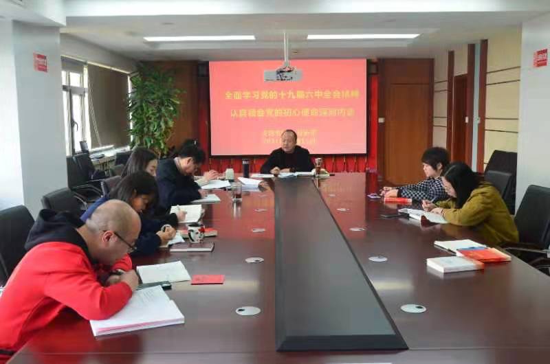 省殘疾人福利基金會(huì)黨支部組織開展黨的十九屆六中全會(huì)精神主題黨課教育